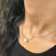 925 Silver Necklace with White Pearl
