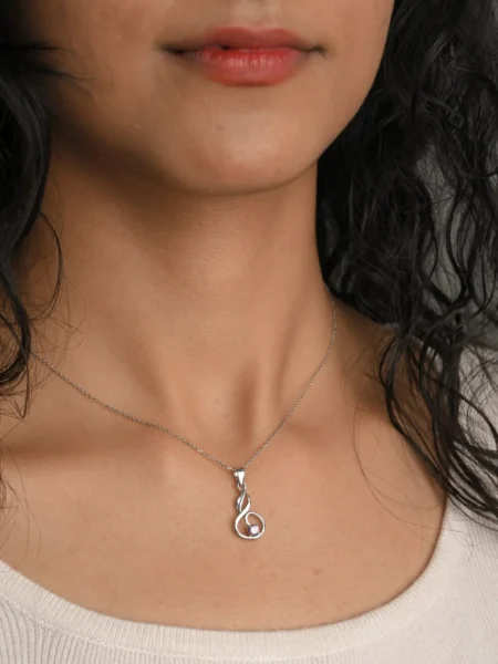 925 Silver with Music Pendent