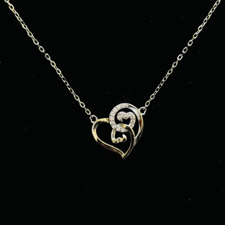 Diamond Embrace Heart Pendant