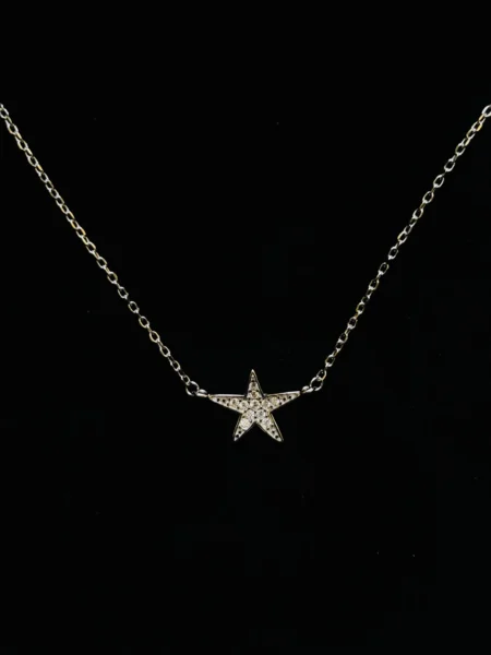 Twinkle Star Diamond Pendant