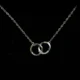 Interlocking Circles Diamond Pendant